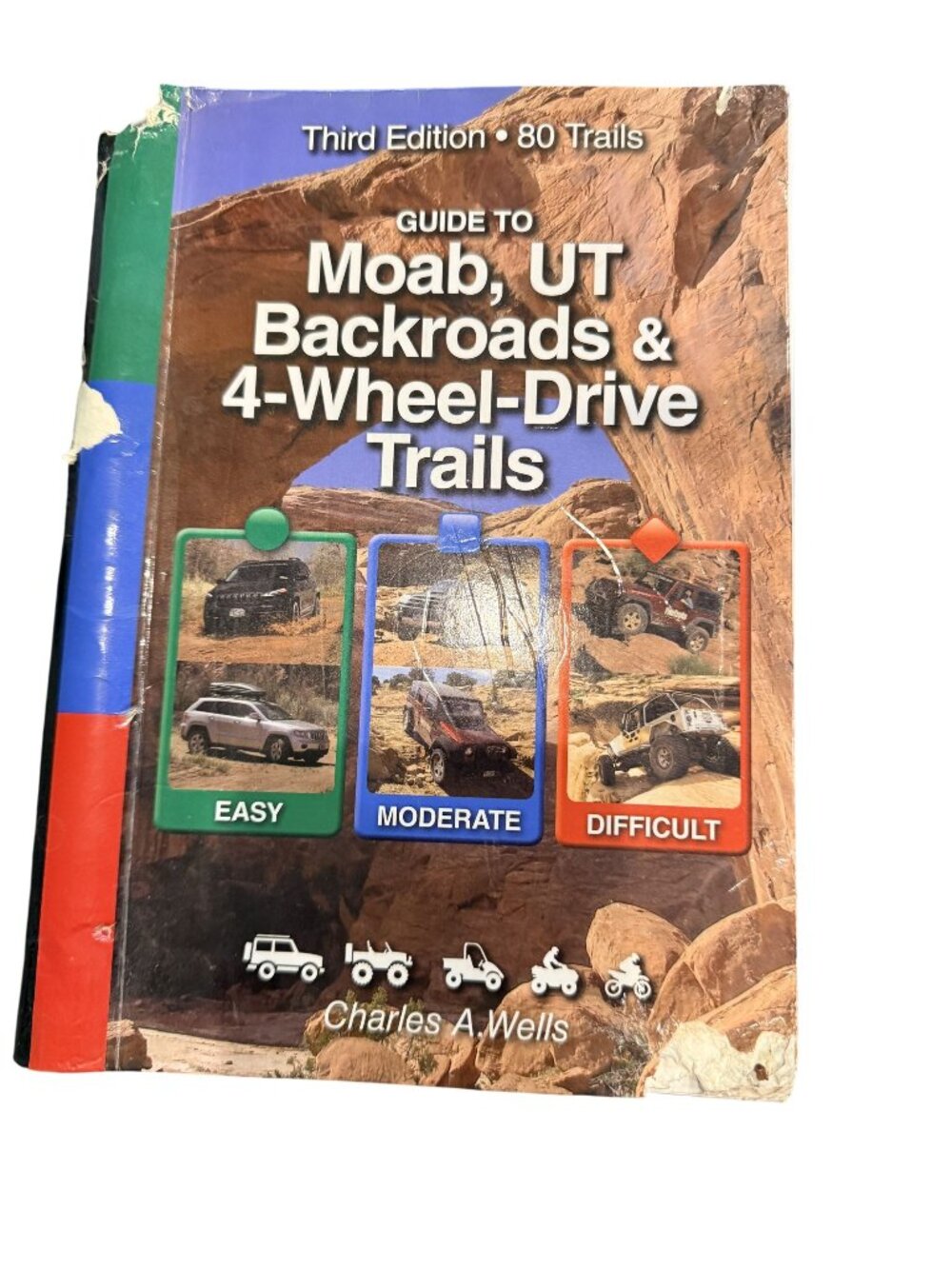 Guide To Moab UT Backroads & 4-Wheel-Drive Trails Third Edition By CharlesAWells